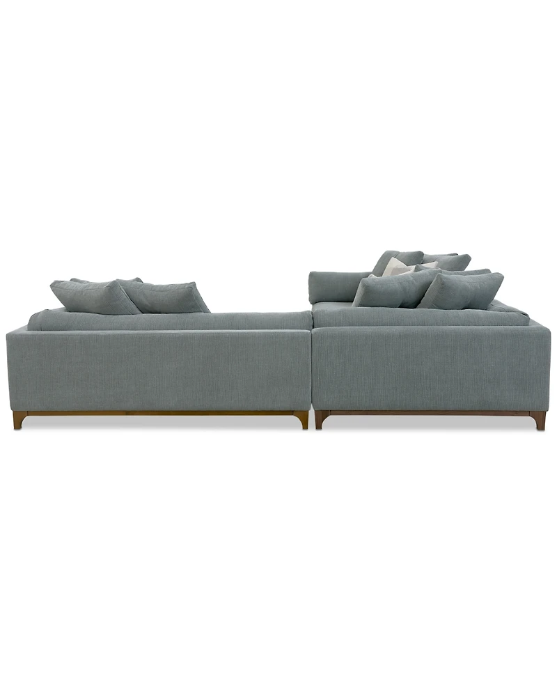 Closeout! Brendalyn 3-Pc. Modular Fabric Sectional Chaise & Sofa Set, Created for Macy's