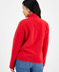 Style & Co Petite Polar Fleece Zip-Front Jacket, Created for Macy's