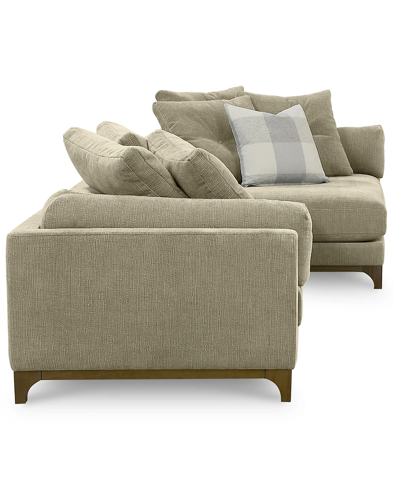 Closeout! Brendalyn 2-Pc. Modular Fabric Sectional Chaise and Sofa Set, Created for Macy's