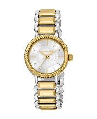 Roberto Cavalli Women's Quartz Two-tone Stainless Steel Watch 30mm
