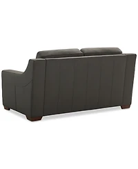 Closeout! Kovner Leather Loveseat, Created for Macy's