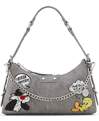 Aldo Looney Tunes Textile Medium Shoulder Bag