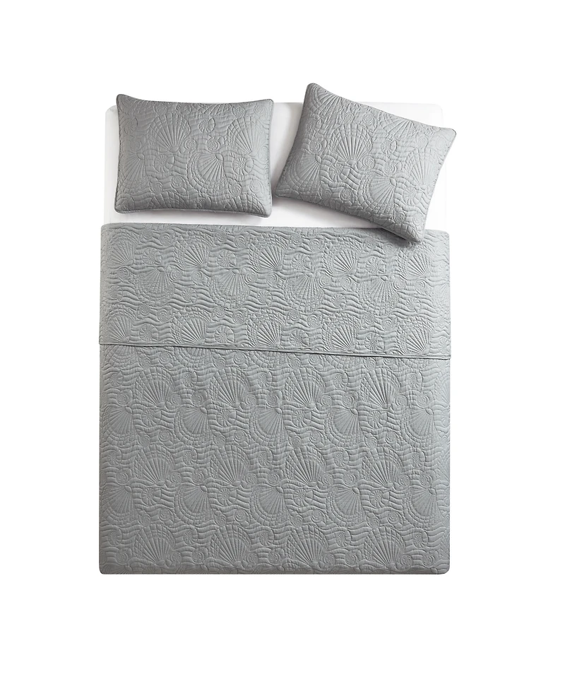 Vcny Home Ocean 3-Piece Quilt Set, King
