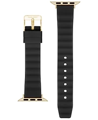 Nine West Women's Black Snakeskin Pattern Leather Band Designed for 38/40/41mm Apple Watch