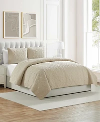 Vcny Home Seashell 3-Piece Quilt Set, Full/Queen