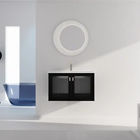Streamdale 32 Inch Wall-Mounted Bathroom Vanity With Sink, For Small Bathroom