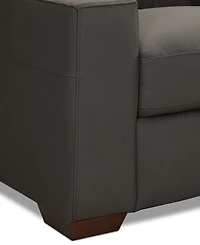 Closeout! Kovner Leather Loveseat, Created for Macy's