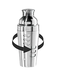 Oggi Dial a Drink 23oz Stainless Steel Cocktail Shaker