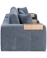 Nycolle 4-Pc. Modular Fabric Sectional with Console, Created for Macy's