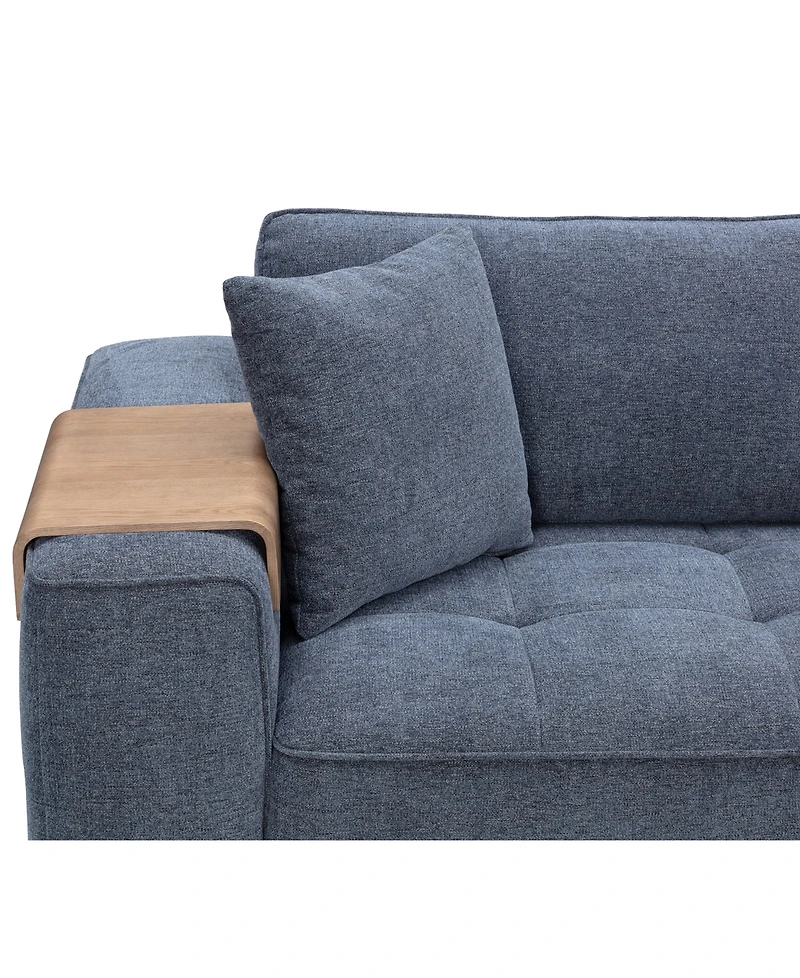 Nycolle 5-Pc. Modular Fabric L-Shape Sectional, Created for Macy's