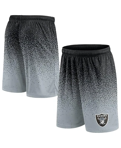 Fanatics Men's Black/Silver Las Vegas Raiders Ombre Shorts
