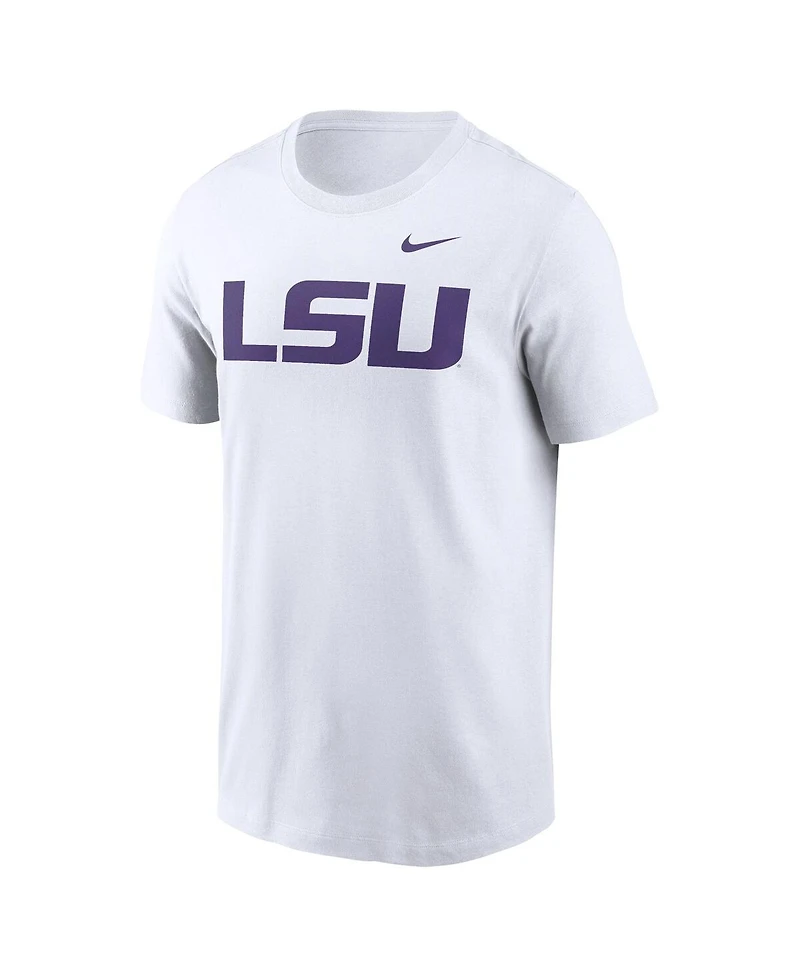 Nike Men's Heather Gray Lsu Tigers Primetime Evergreen Logo T-Shirt