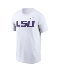 Nike Men's Heather Gray Lsu Tigers Primetime Evergreen Logo T-Shirt