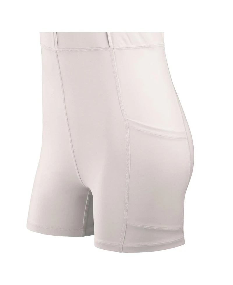 Fanatics Women's White Texas Longhorns Studio Boost Athletic Half-Zip Dress