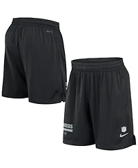 Nike Men's Black Las Vegas Raiders 2024 Sideline Performance Mesh Shorts