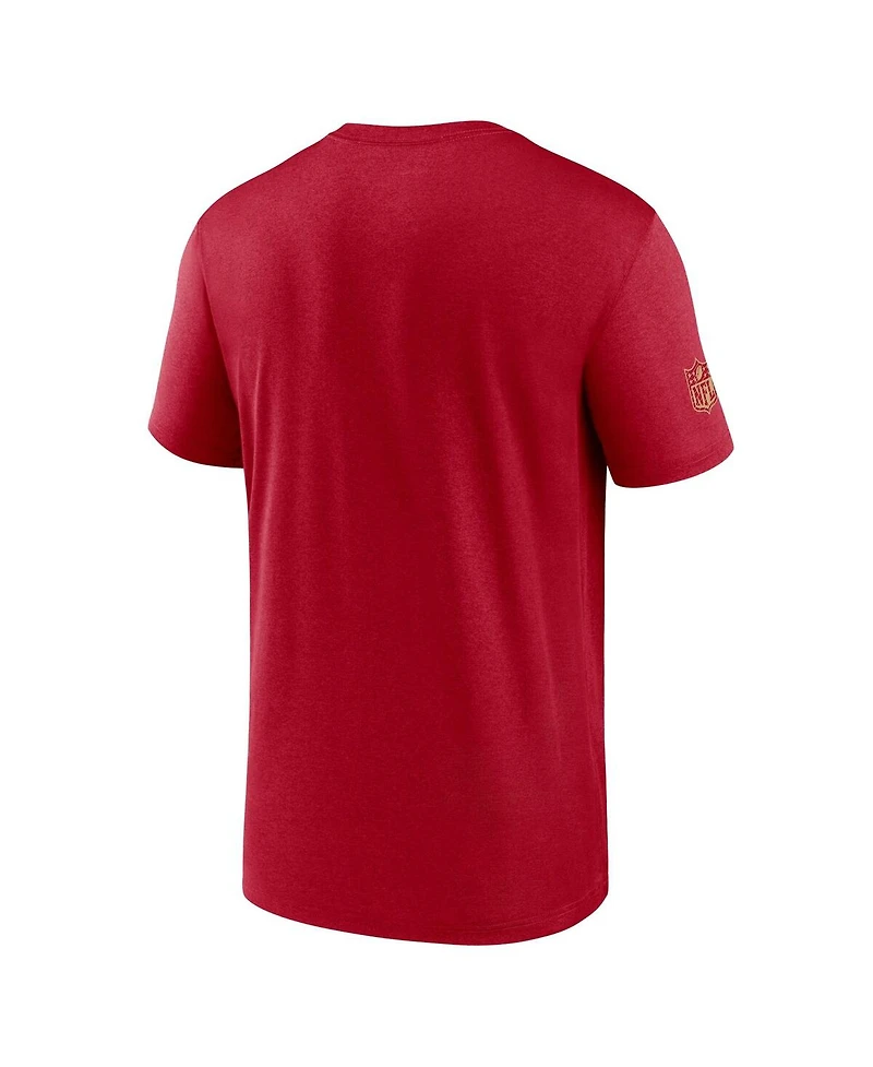 Nike Men's Scarlet San Francisco 49ers Sideline Legend Performance T-Shirt