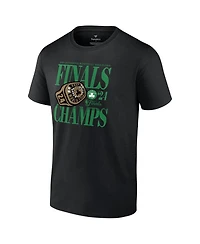 Fanatics Men's Black Boston Celtics 2024 Nba Finals Champions Ball Screen Ring T-Shirt