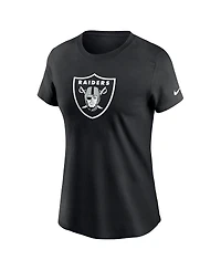 Nike Women's Black Las Vegas Raiders Primary Logo T-Shirt