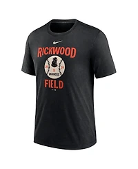 Nike Men's Heather Black San Francisco Giants 2024 Rickwood Classic Tri-Blend T-Shirt