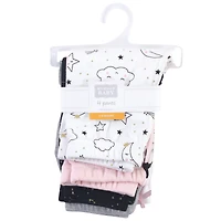 Hudson Baby Girls 4Pk Pants