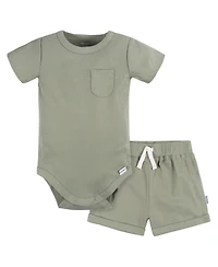 Gerber Baby Boys Bodysuit and Shorts Set, 2 Piece