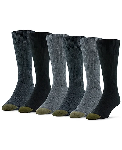 Gold Toe Men's 6-Pack Casual Stanton Socks
