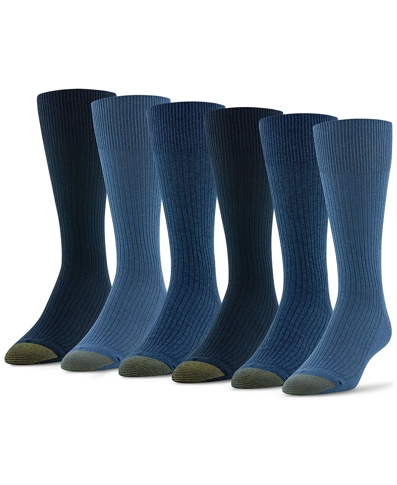Gold Toe Men's 6-Pack Casual Stanton Socks