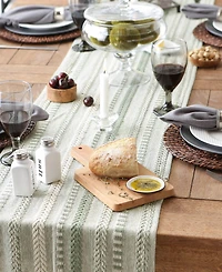 Design Imports Braided Stripe Table Runner