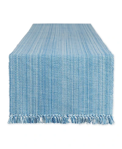Design Imports Variegated Fringe Table Runner, 13x72 Inches