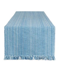 Design Imports Variegated Fringe Table Runner, 13x72 Inches
