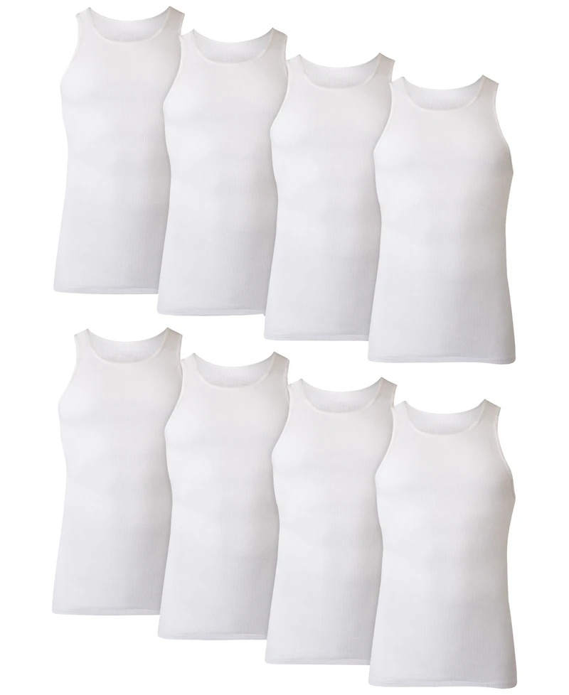 Hanes Ultimate ComfortSoft Men's Tank Undershirt, 7+1 Bonus Pack