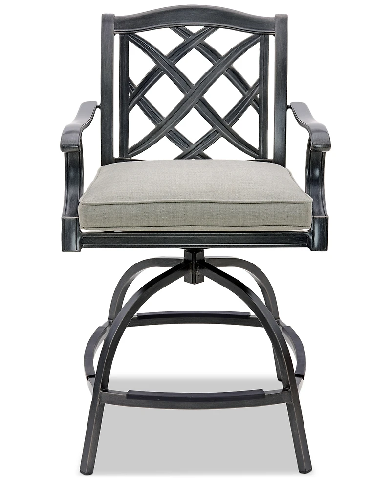 Wythburn 5-pc. Outdoor Bar Height Fire Pit Chat Set, Created for Macys