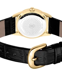 Roberto Cavalli Women's Quartz Black Leather Watch 28mm