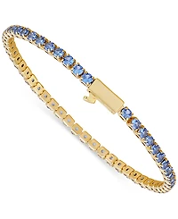 Vince Camuto Gold-Tone Color Crystal Bangle Bracelet