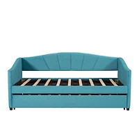 Streamdale Upholstered Daybed Sofa Bed Twin With Trundle And Wood Slat