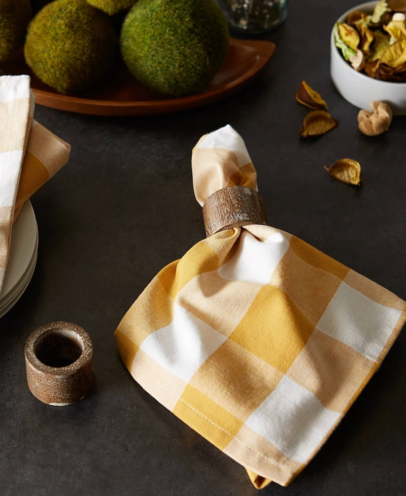 Design Imports Buffalo Check Napkin Set of 6