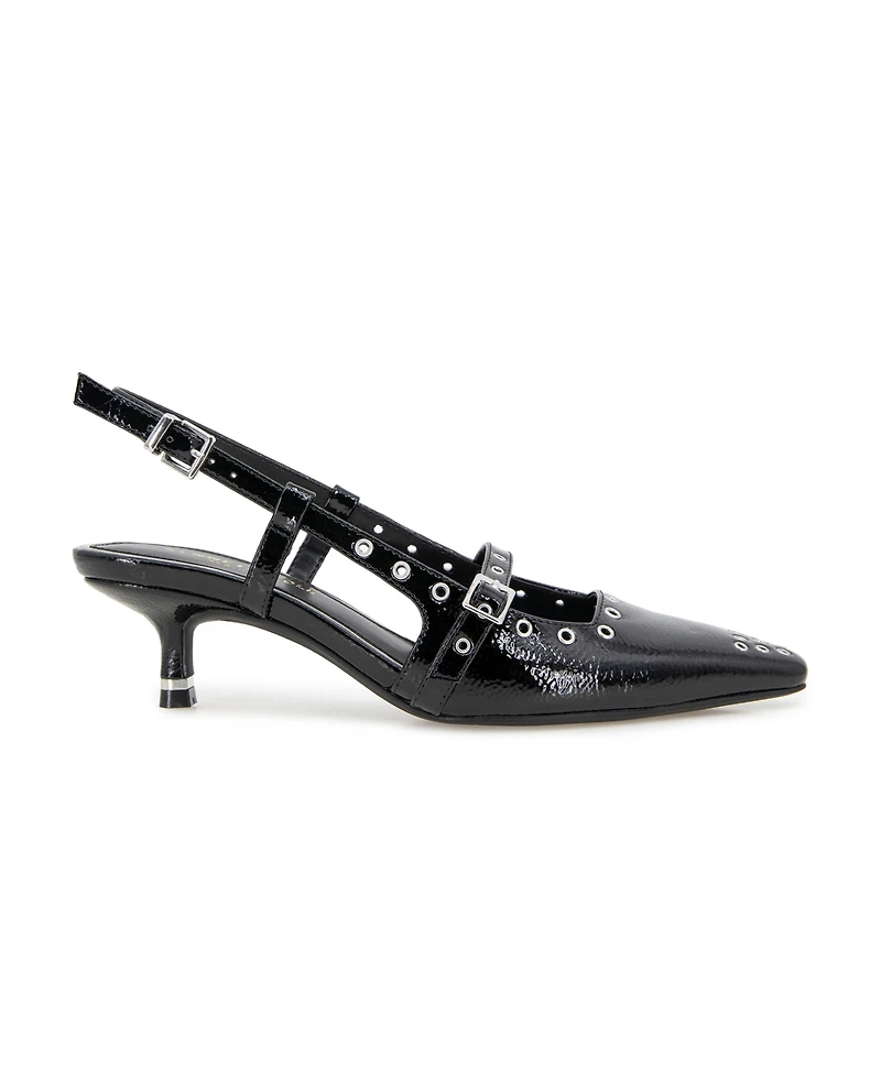 Kenneth Cole New York Women's Martha Eyelet Kitten Heel Pumps
