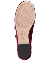 Jessica Simpson Women's Allista Buckle Strappy Ballet Flats