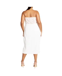 City Chic Plus Perfect Date Dress