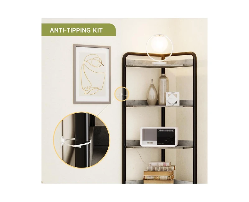 gaomon Corner Cabinet with Storage