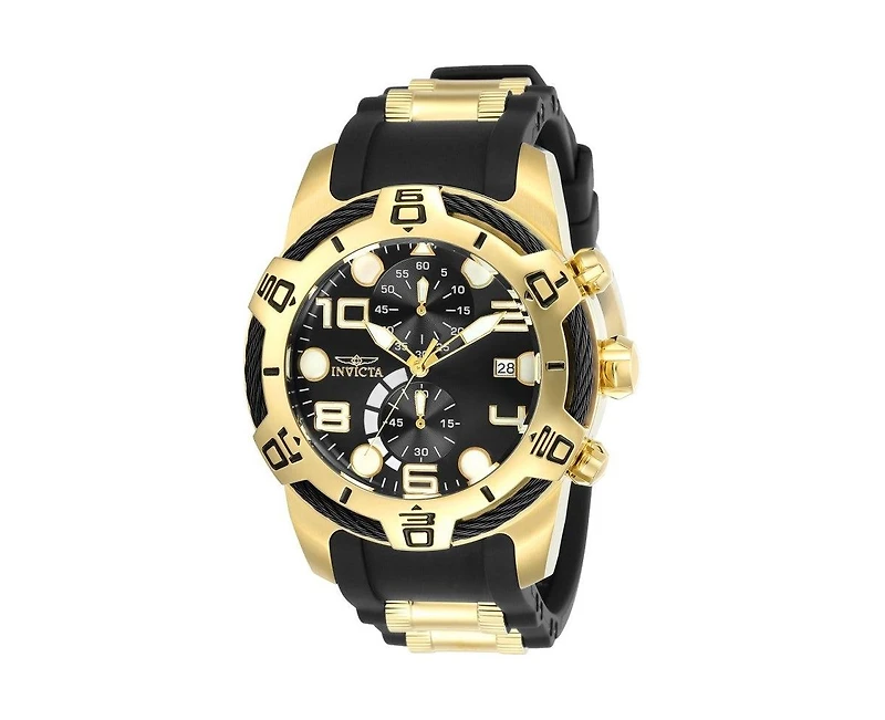 Invicta Men's 24218 Bolt Quartz Multifunction Black Dial Watch