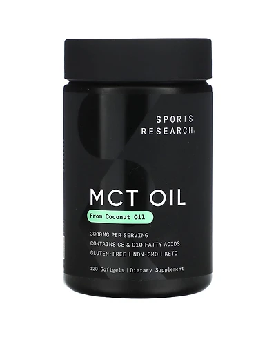 Sports Research Mct Oil 120 Softgels (1