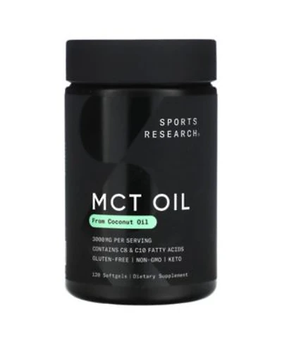Sports Research Mct Oil 120 Softgels 1 000 Mg Per Softgel