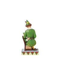 Jim Shore Buddy The Elf Sitting on Papa Elf Figurine