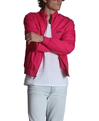 Men's Big & Tall Classic Iconic Racer Jacket (Slim Fit)