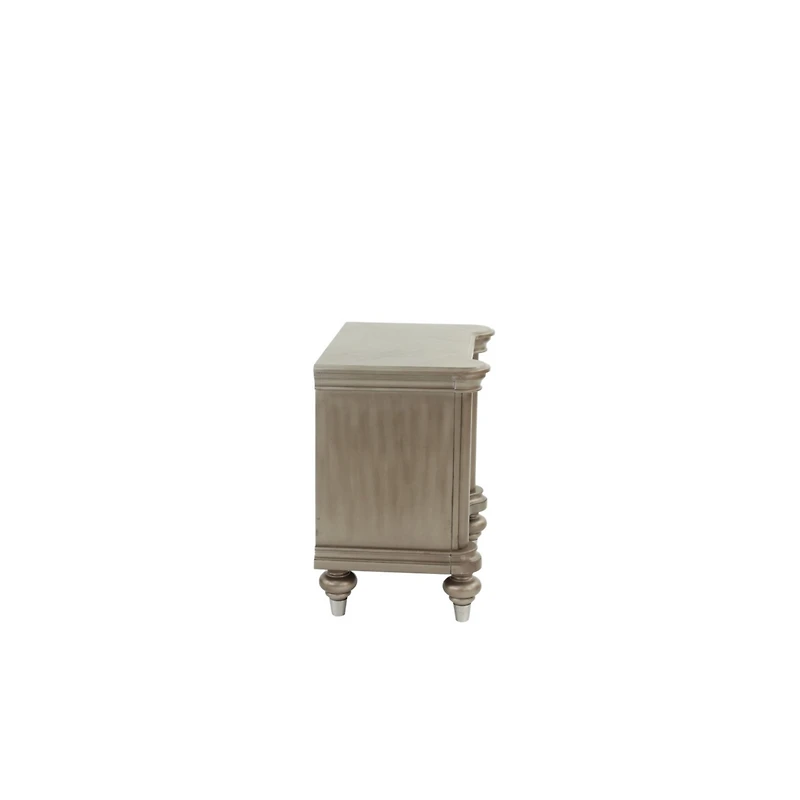Simplie Fun Nightstand In Champagne