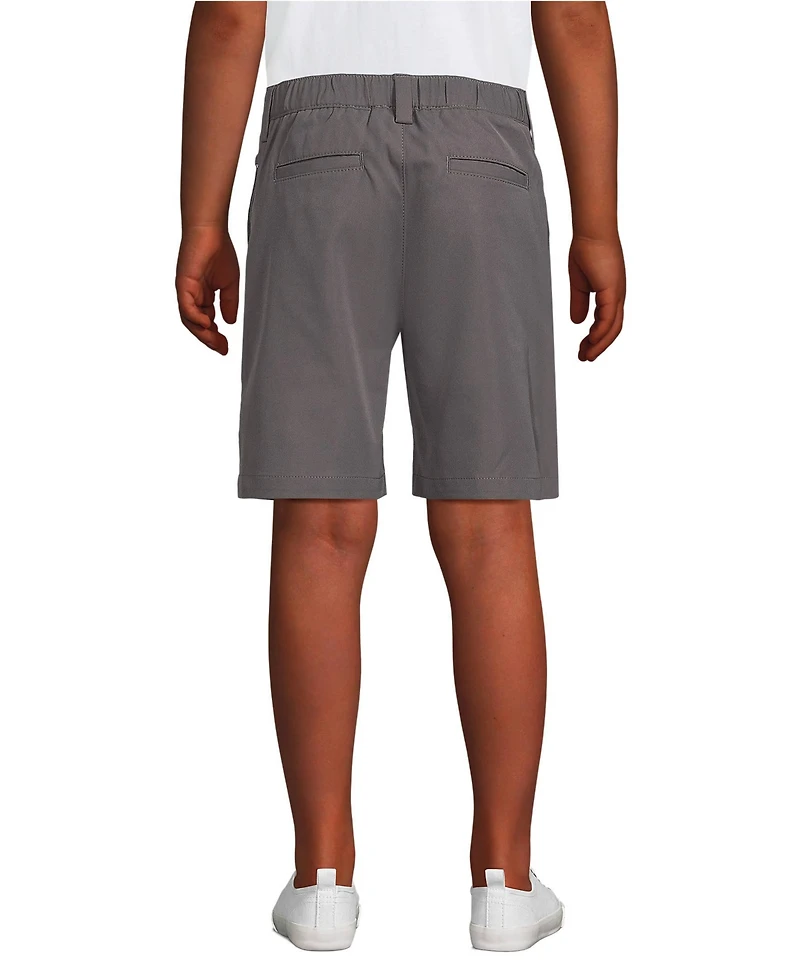 Lands' End Big Boys Husky Classic Active Performance Chino Shorts