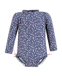 Hudson Baby Girls Rashguard Swimsuit