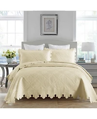 MarCielo 100% Cotton Oversized Bedspread Quilt Set Tk