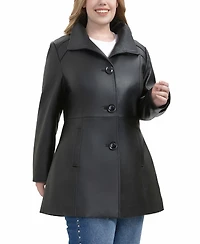 Bgsd Plus Sarai Leather Coat